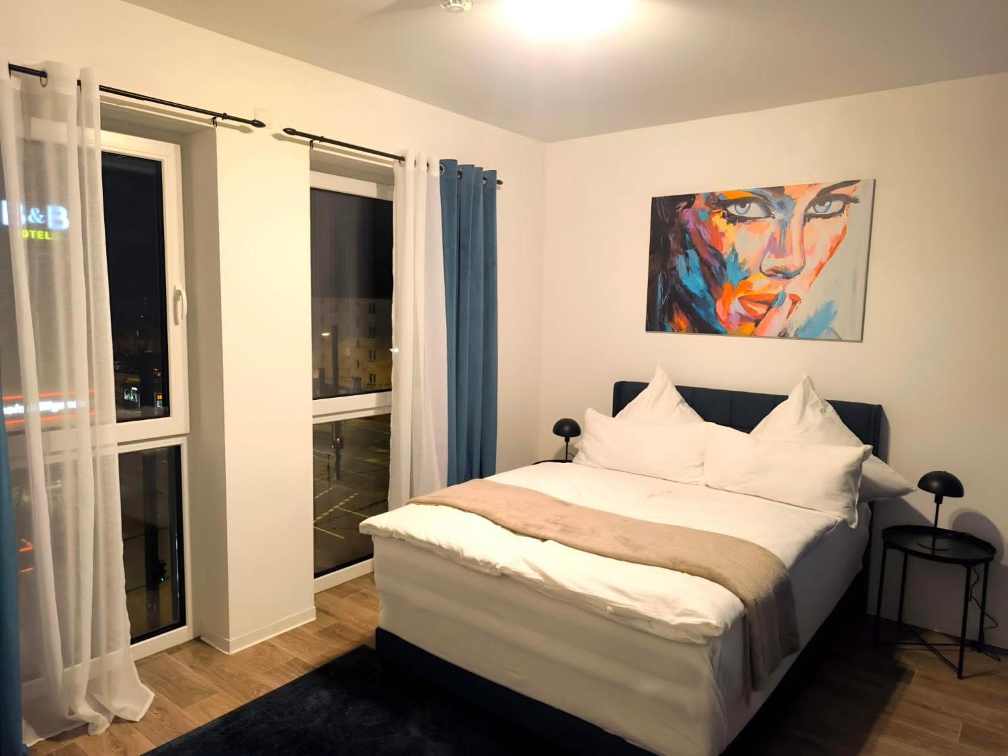 Modernes City-appartement Mit Separatem Schlafzimmer Düsseldorf