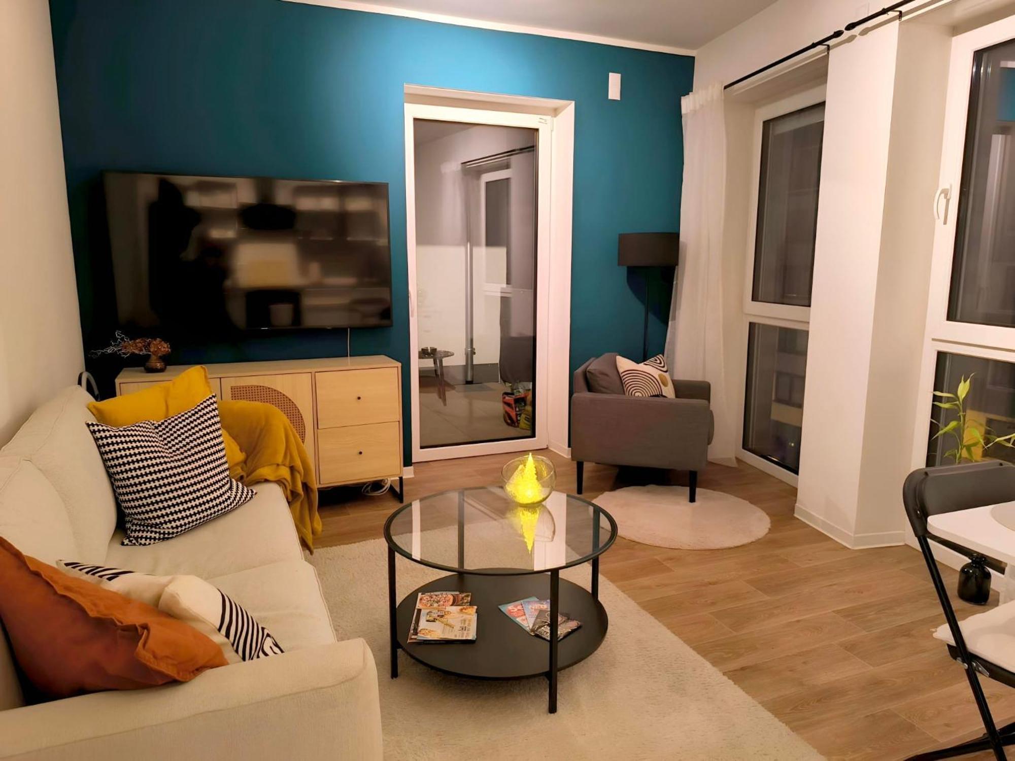 Modernes City-appartement Mit Separatem Schlafzimmer Apartment