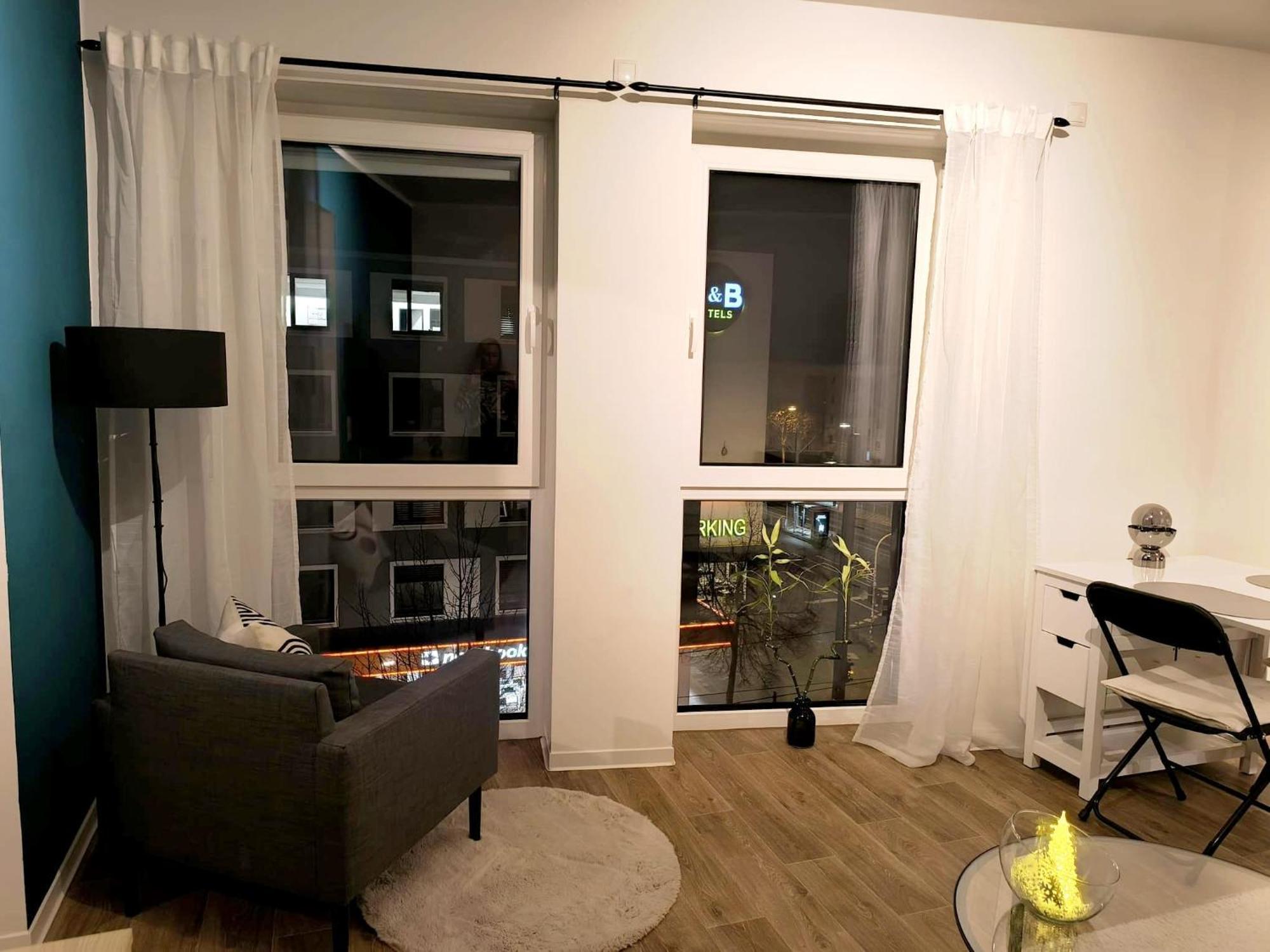 Modernes City-appartement Mit Separatem Schlafzimmer Apartment